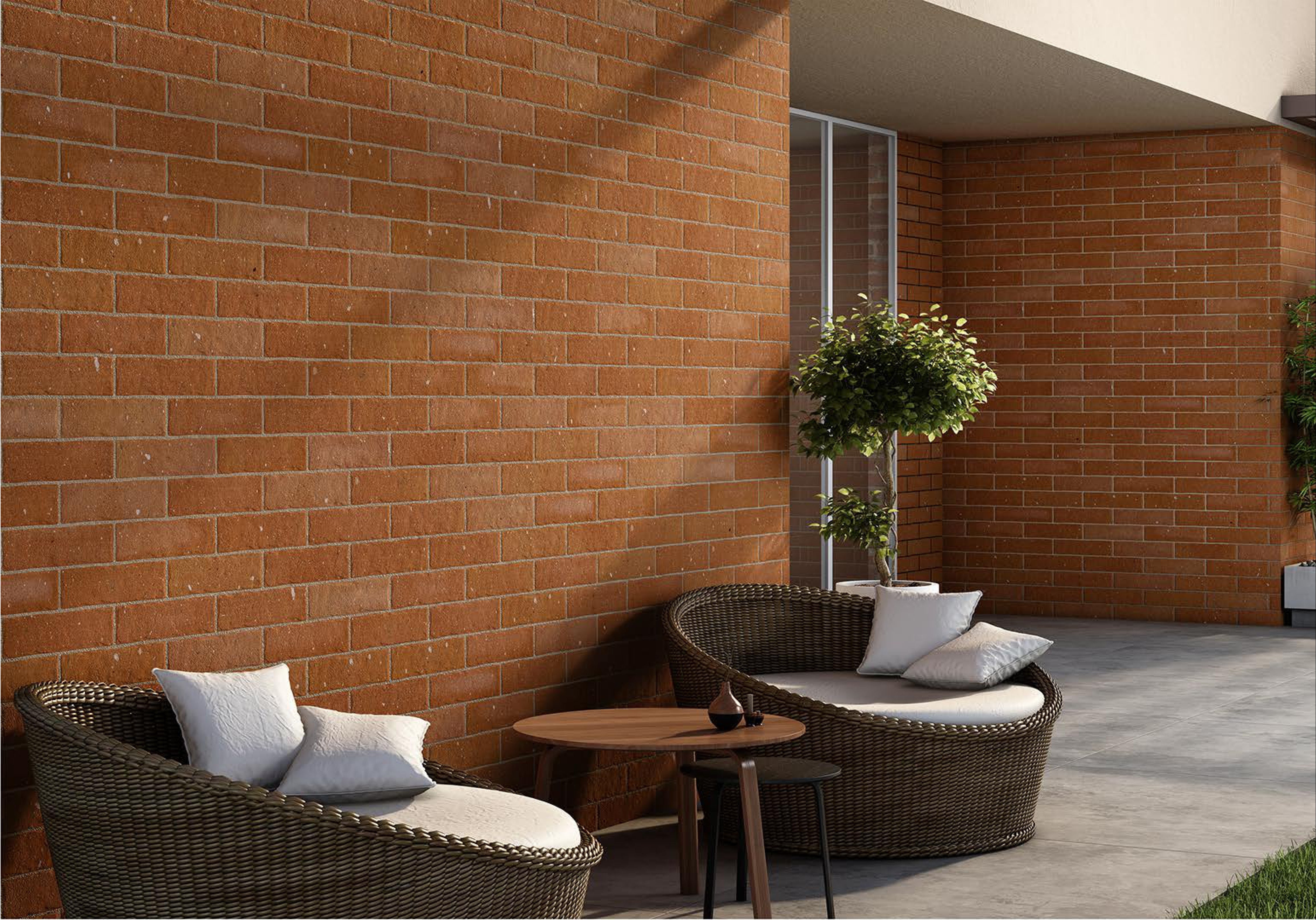 FOSSIL BRICKS- TERRACOTTA