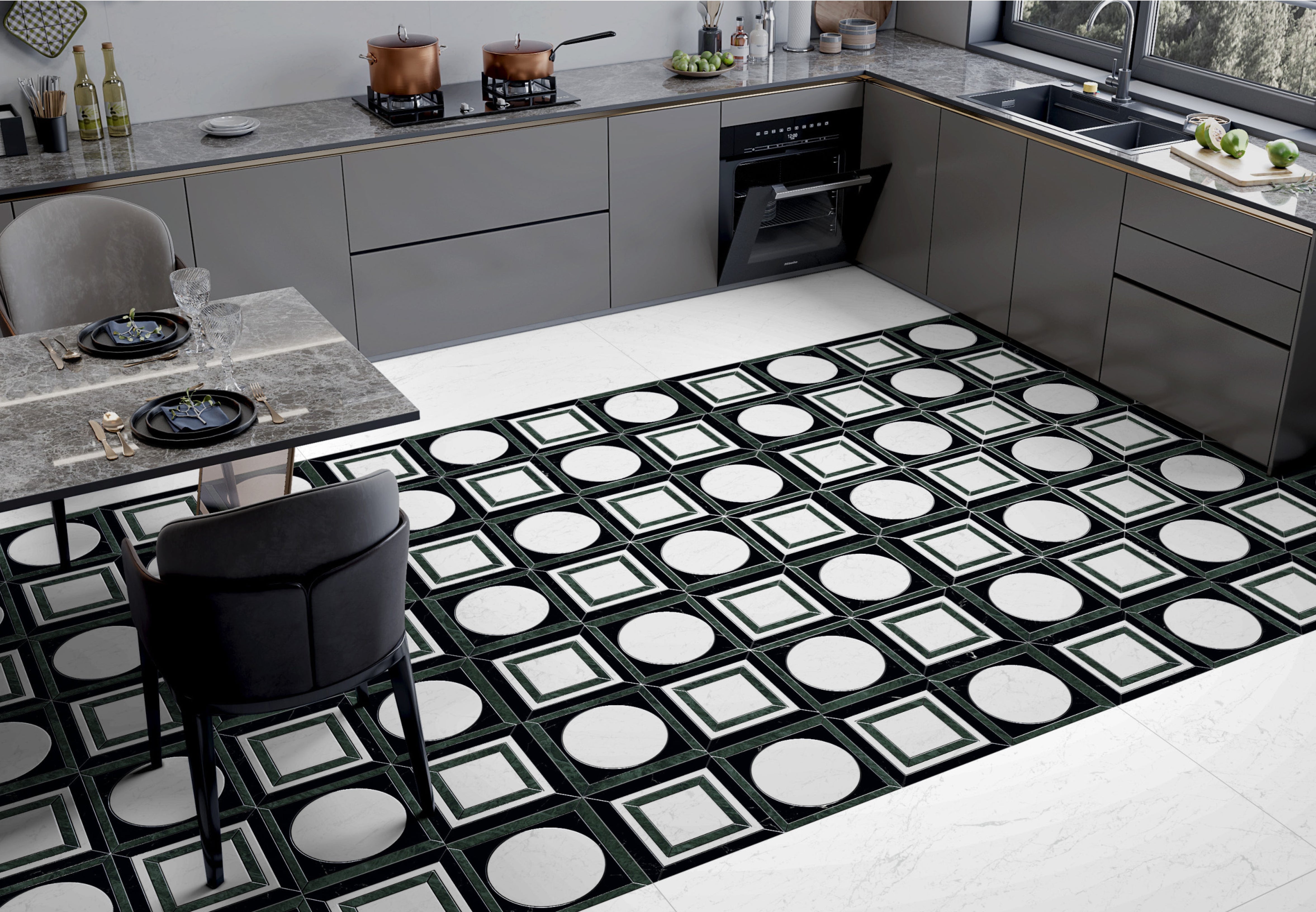 CLASSIC INLAY- MARBLEA