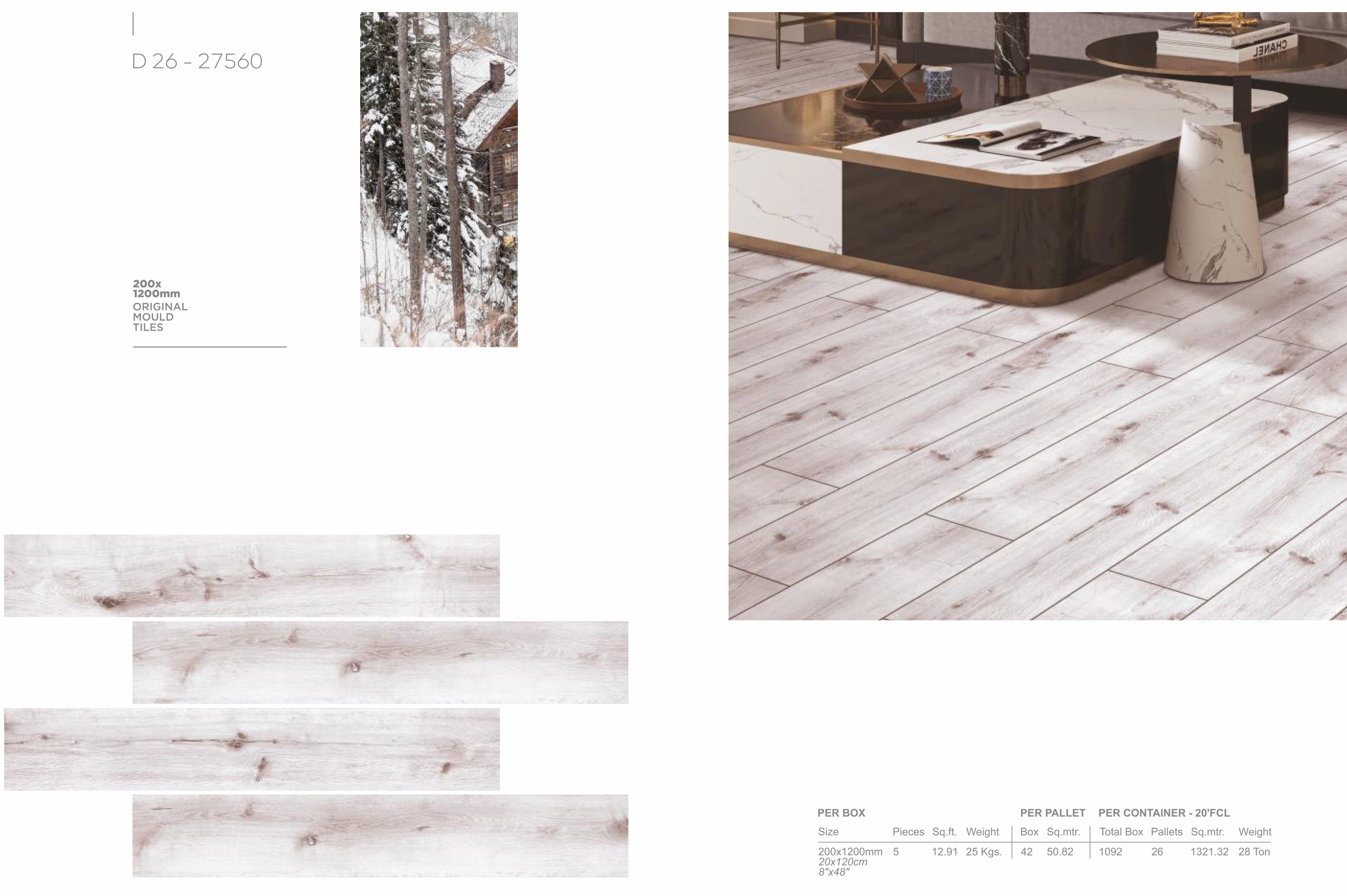 PLANK- RUSTIC FOREST WOOD