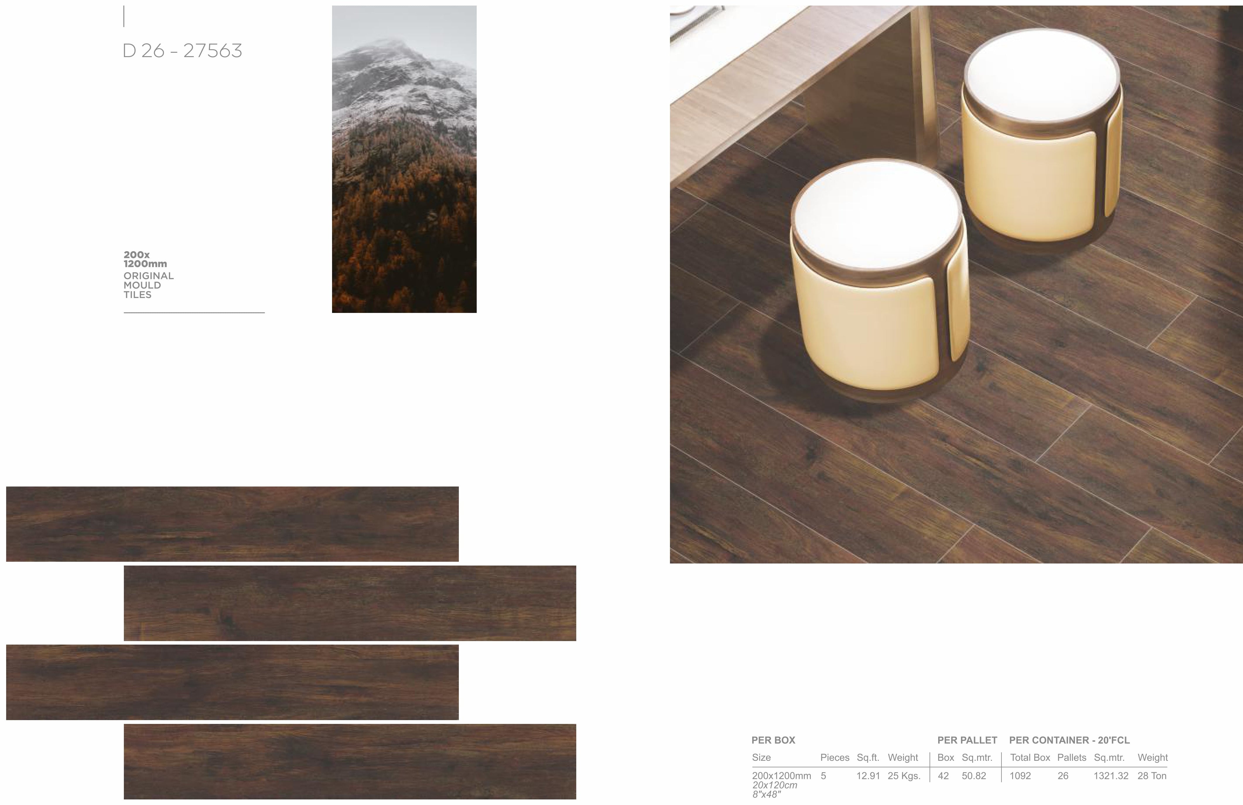 PLANK- RUSTIC FOREST WOOD