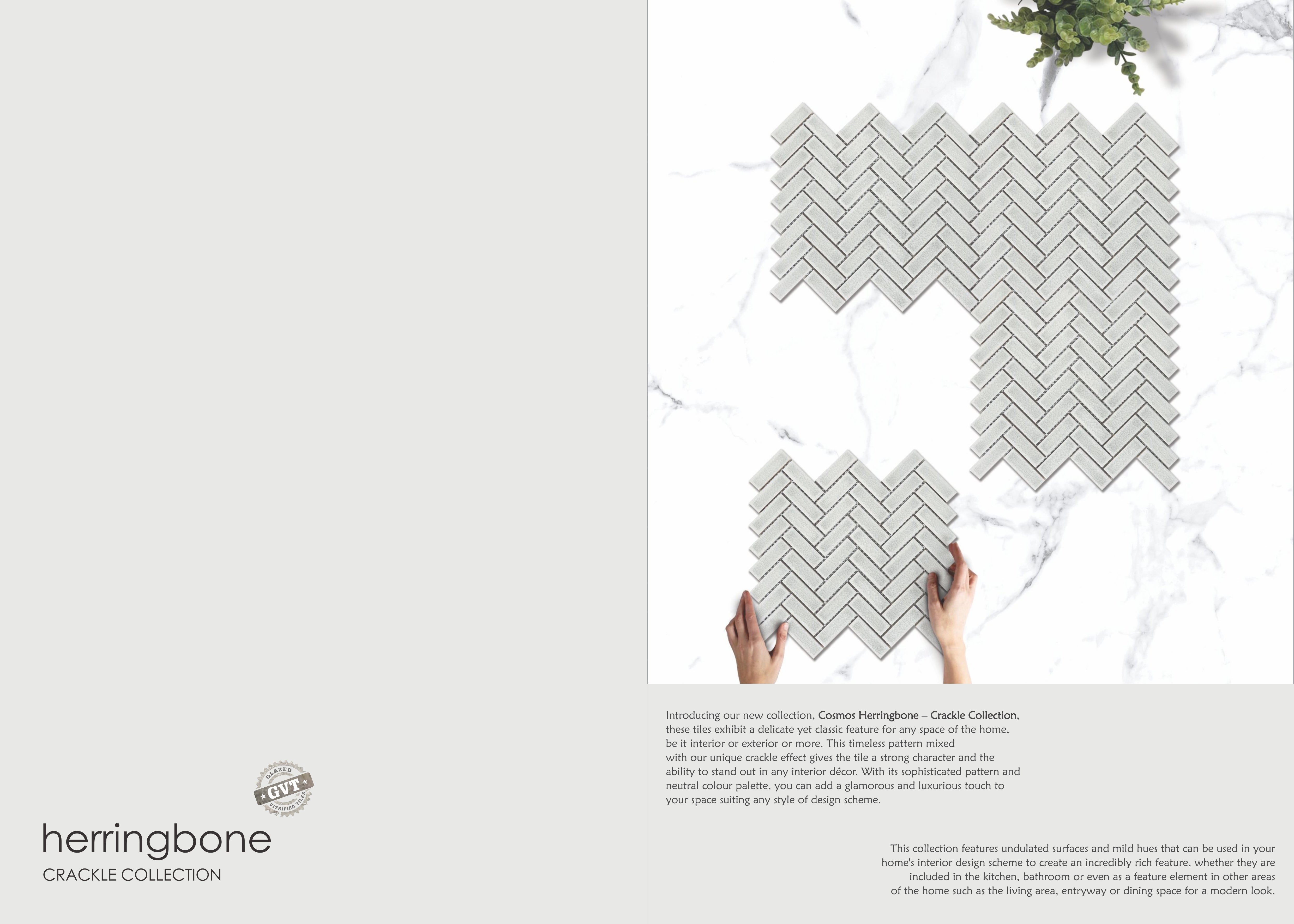 Cosmos Herringbone Series 319x287 MM